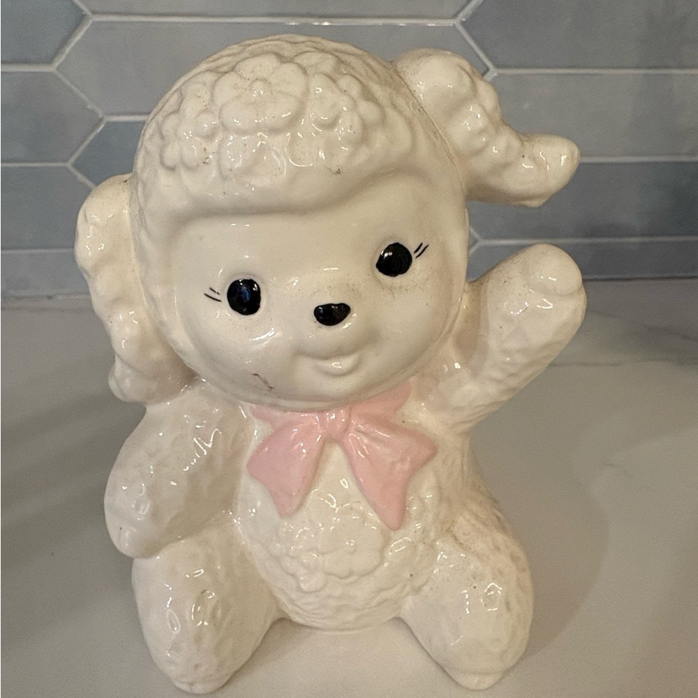 Baby Lamb Planter Napcoware 8207 Japan
